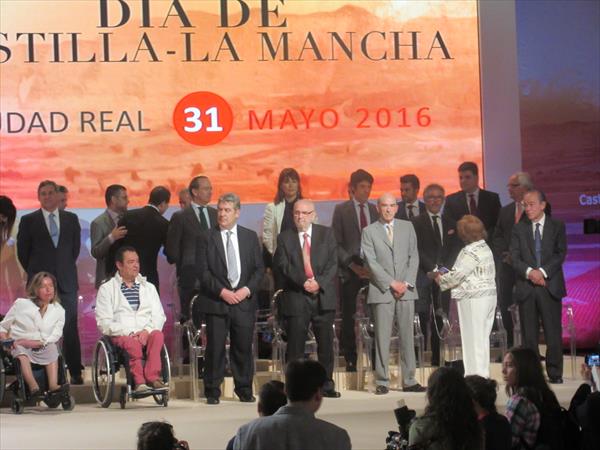 Grupo de homenajeados. 