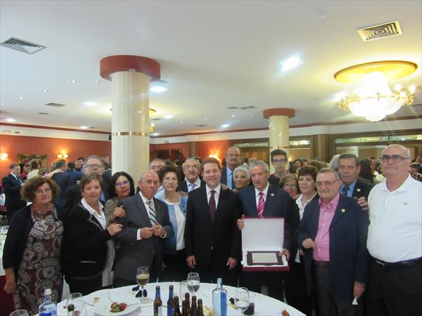Con el Presidente e invitados 